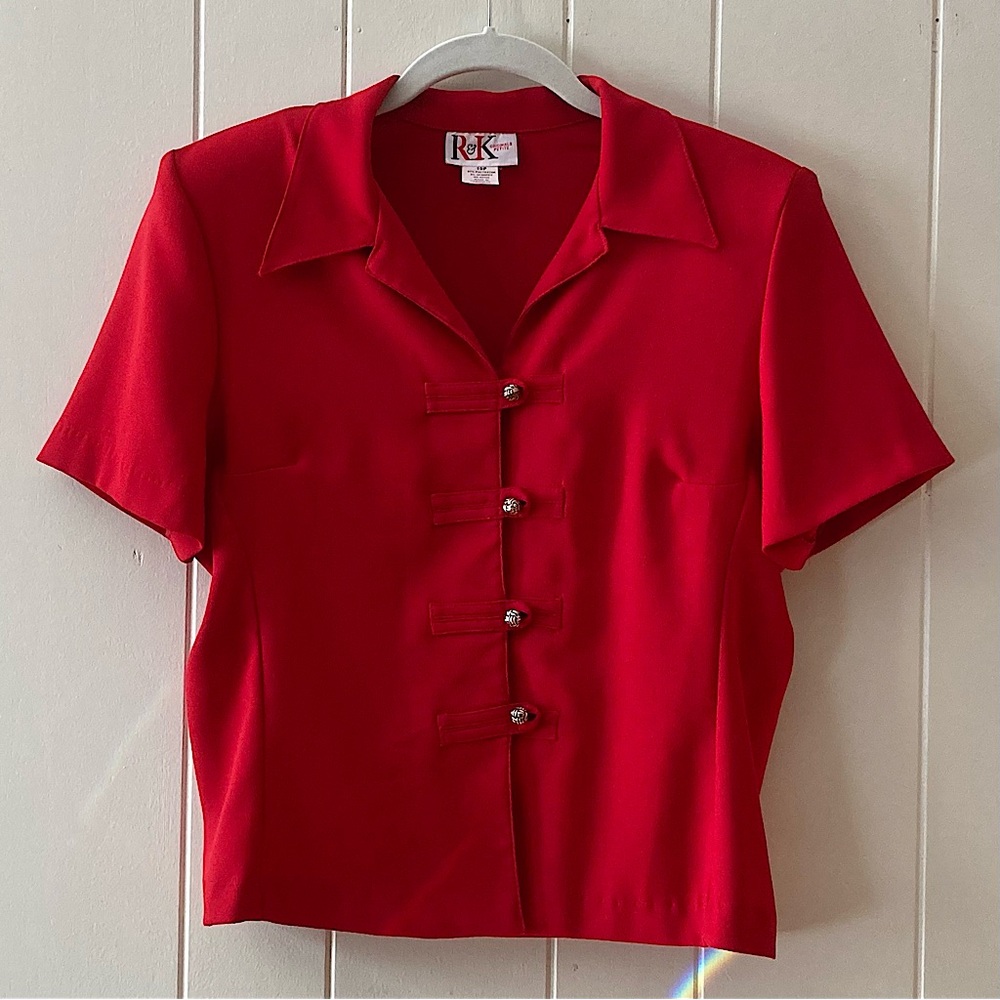 R&K Red Button Down Shirt